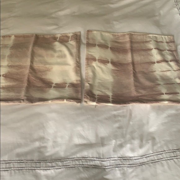 🎉SALE- 2 RH VELVET PILLOW COVERS - Hand-Dyed Shibori velvet stripe - Picture 5 of 9